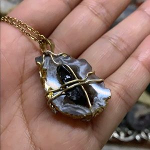 Moldavite necklace